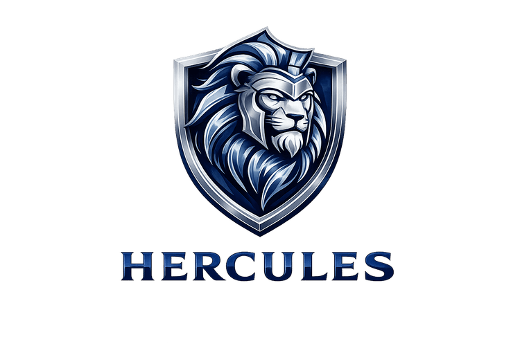Hercules — lion shield emblem